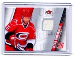 2009-10 Fleer Ultra Uniformity Erik Cole #UU-EC Hurricanes